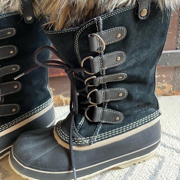 Sorel ‘Joan of Arctic’ womens black snow boots- size 9 - Picture 6 of 7